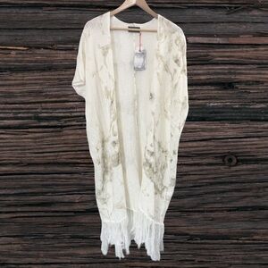 Wooden Ships Cream Cardigan Lightweight Knit
